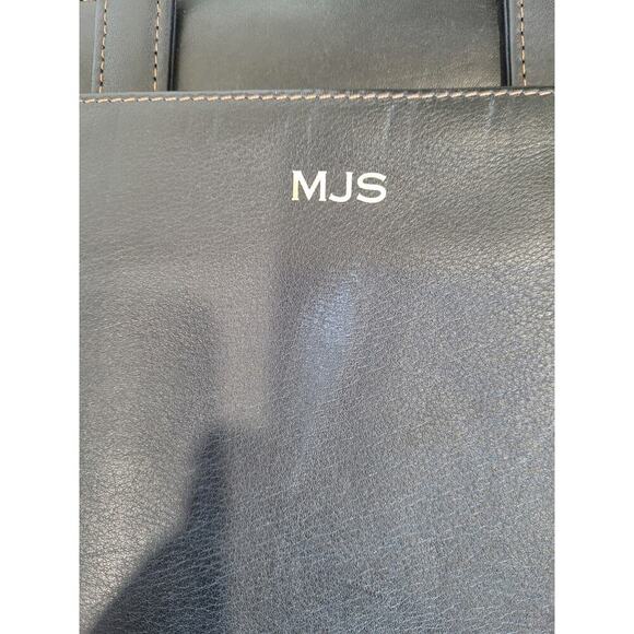 Scully Soft Plonge Black Leather Personal Planner Bag Zip 11 x 13.5 x 2 #8 - Picture 7 of 7